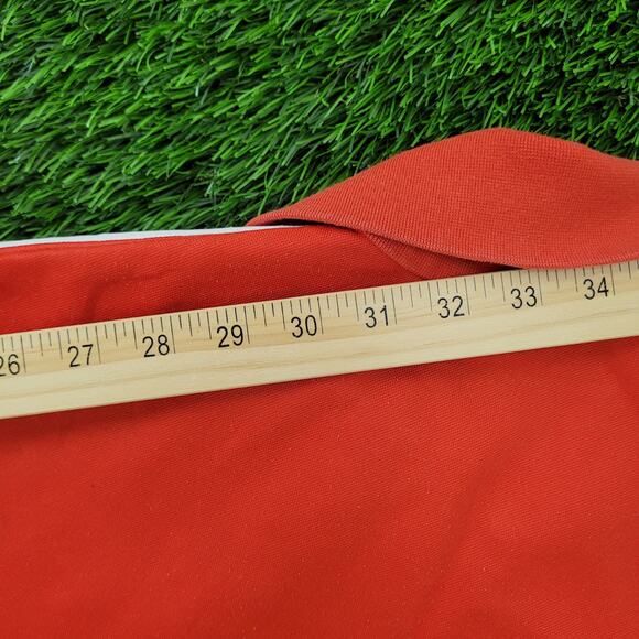 ADIDAS Colorblock Track Jacket Medium 21x26 Baggy Red Stripes - Picture 3 of 16